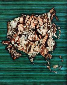 Asia 60 x 50 cm, Acrylic on paper 1990, Lilya Pavlovic-Dear